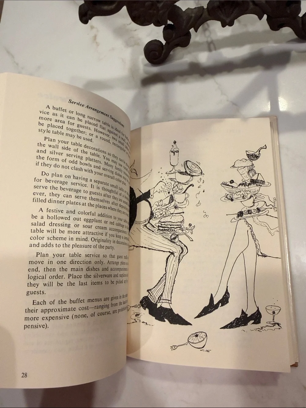 The Budget Cookbook for Brunches, Buffets, Cocktail Parties Vintage 1969